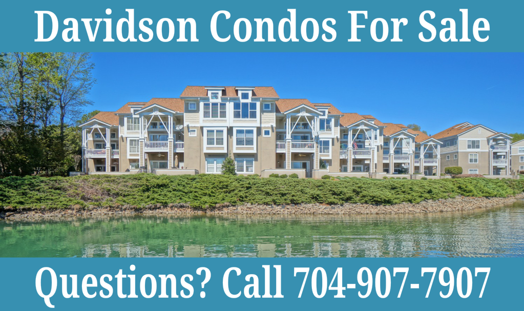 Davidson Waterfront Condos For Sale